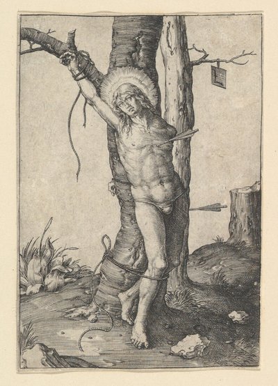 San Sebastián, ca. 1510 de Lucas van Leyden