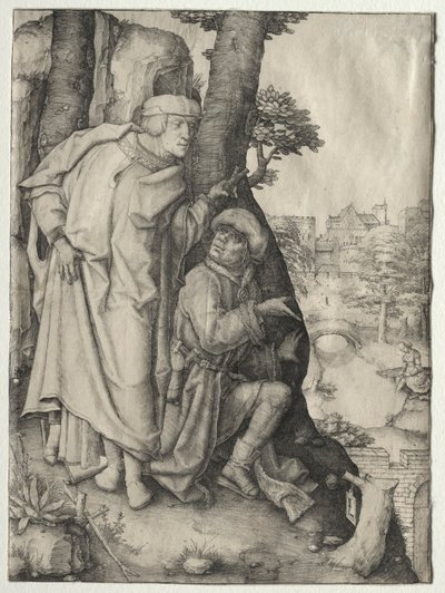 Susana y los dos ancianos, c. 1508 de Lucas van Leyden