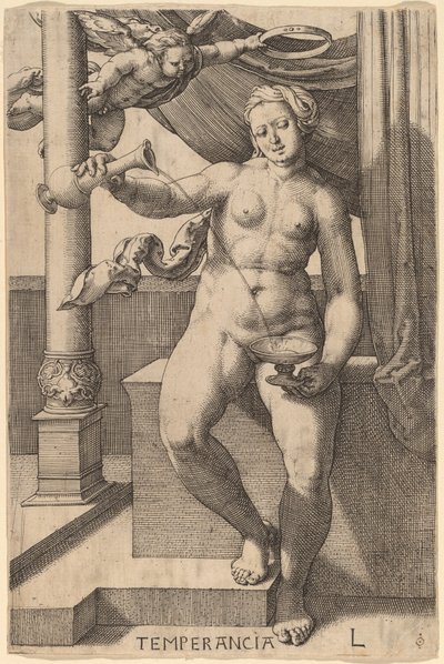 Templanza (Temperancia) de Lucas van Leyden