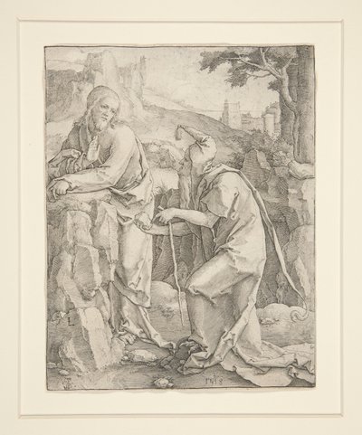 Tentación de Cristo de Lucas van Leyden