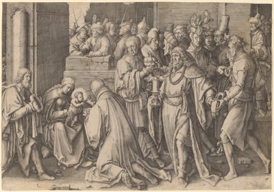 La Adoración de los Magos de Lucas van Leyden
