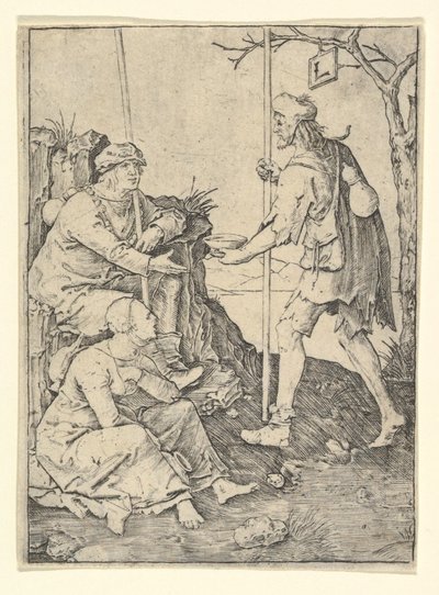 Los mendigos, ca. 1509 de Lucas van Leyden