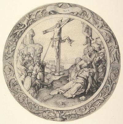 La Crucifixión, de la Pasión Circular de Lucas van Leyden