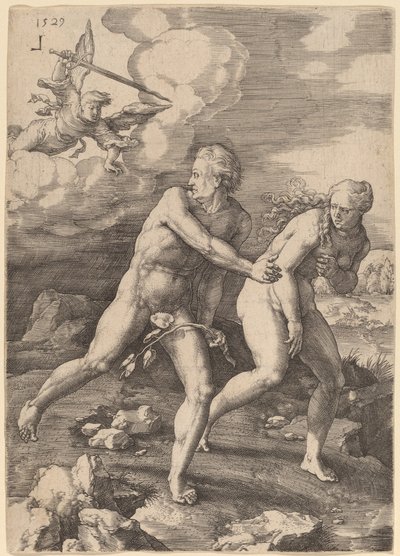 La Expulsión del Paraíso de Lucas van Leyden