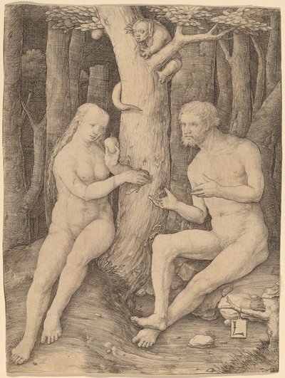 La caída del hombre de Lucas van Leyden