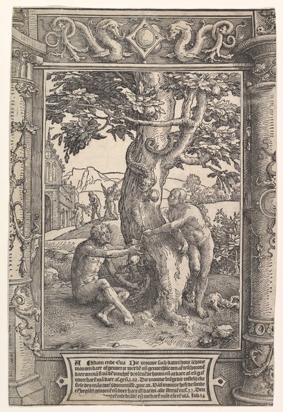 La caída del hombre, ca. 1517 de Lucas van Leyden