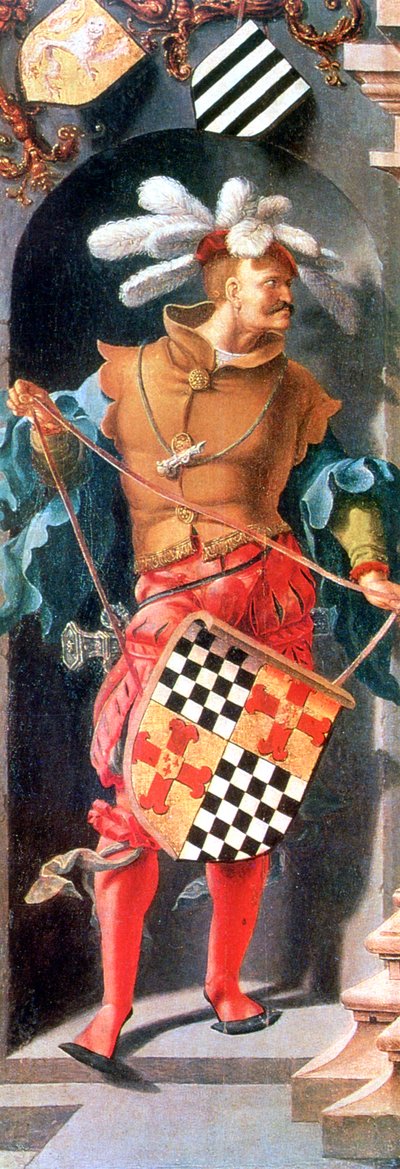 La curación del ciego de Jericó (detalle), 1531 de Lucas van Leyden