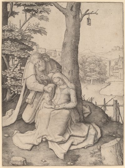 La Sagrada Familia de Lucas van Leyden