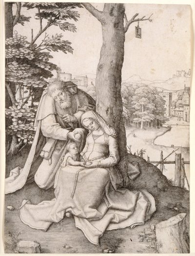 La Sagrada Familia de Lucas van Leyden