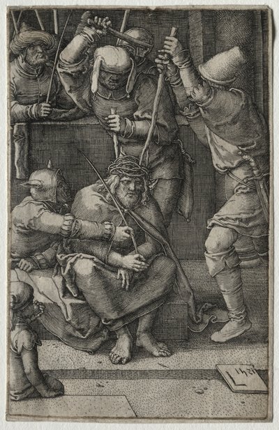 La Pasión: Cristo coronado de espinas de Lucas van Leyden