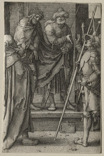 La Pasión: Cristo presentado al pueblo, 1521 de Lucas van Leyden