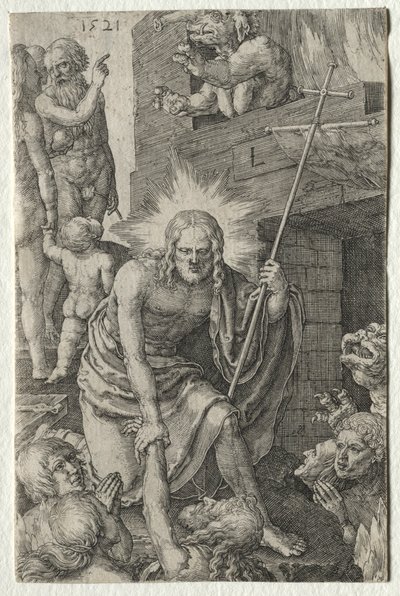 La Pasión: Descenso al Limbo, 1521 de Lucas van Leyden