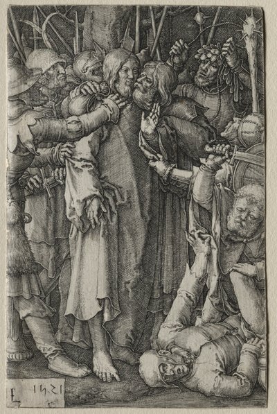 La Pasión: La captura de Jesús, 1521 de Lucas van Leyden