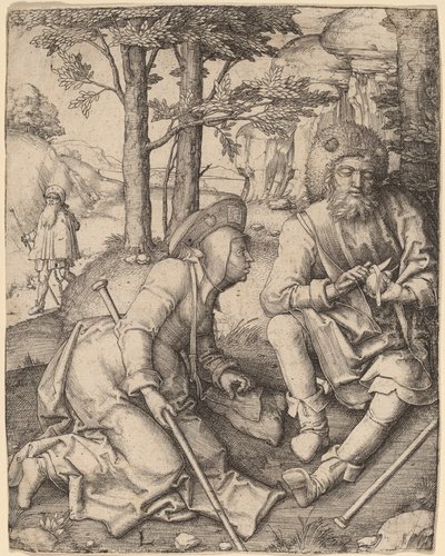 Los peregrinos de Lucas van Leyden