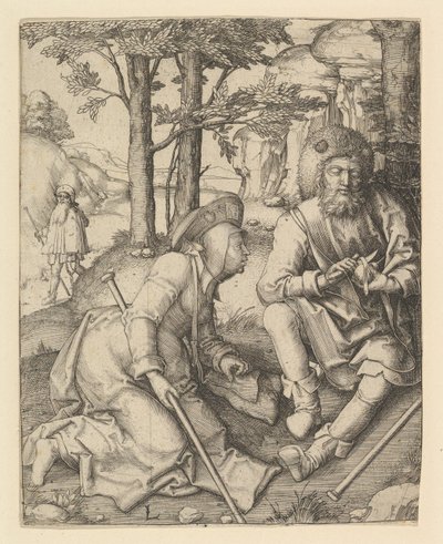Los peregrinos, ca. 1508 de Lucas van Leyden