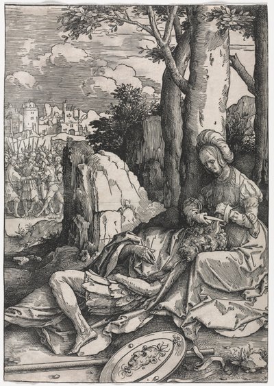 El poder de las mujeres: Sansón y Dalila de Lucas van Leyden