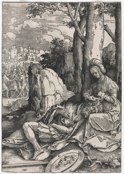 El Poder de las Mujeres: Sansón y Dalila, c. 1512 de Lucas van Leyden