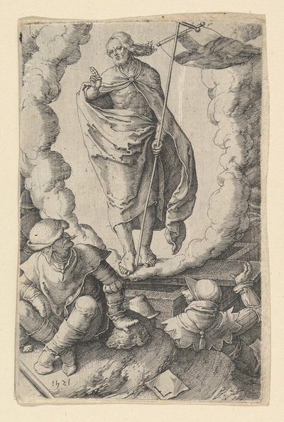La resurrección, 1521 de Lucas van Leyden