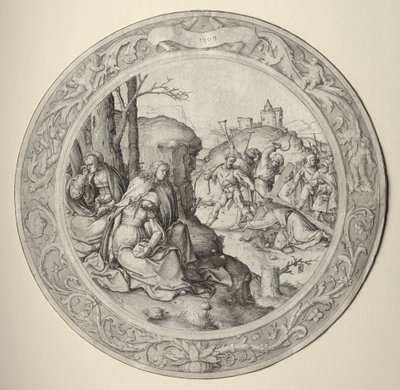 La Pasión Redonda: Cristo cargando la cruz de Lucas van Leyden