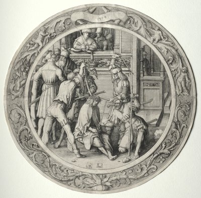 La Pasión Redonda: Cristo coronado de espinas de Lucas van Leyden
