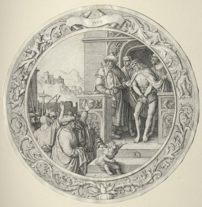 La Pasión Redonda: Cristo presentado al pueblo de Lucas van Leyden