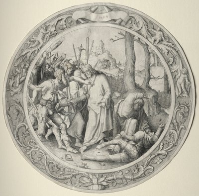 La Pasión Redonda: La traición de Cristo, 1509 de Lucas van Leyden