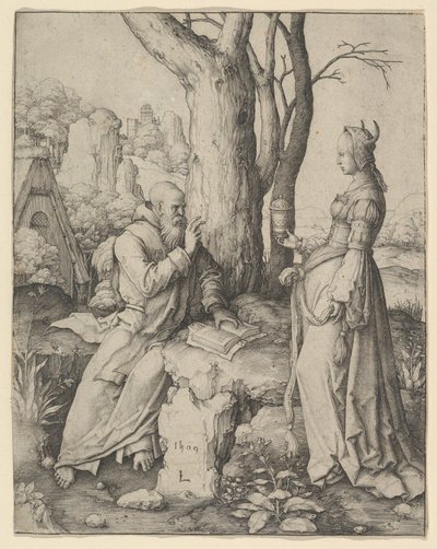 La tentación de San Antonio de Lucas van Leyden