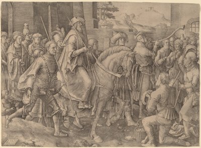 El triunfo de Mardoqueo de Lucas van Leyden