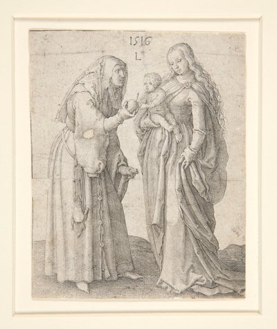 La Virgen con el Niño y Santa Ana de Lucas van Leyden
