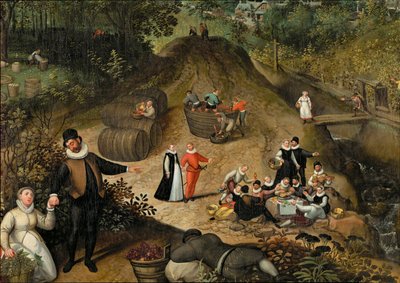 Paisaje otoñal de Lucas van Valckenborch