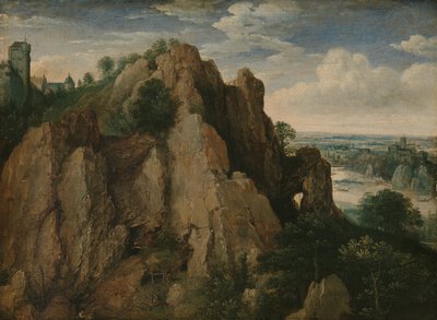 Paisaje montañoso de Lucas van Valckenborch