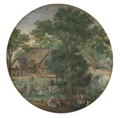 Boda campesina. El baile de la boda al aire libre de Lucas van Valckenborch