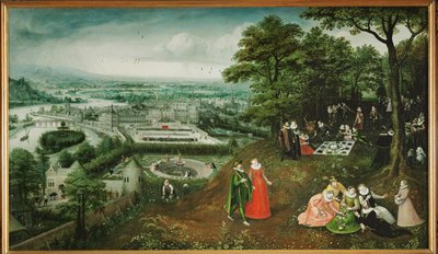 Paisaje de primavera de Lucas van Valckenborch