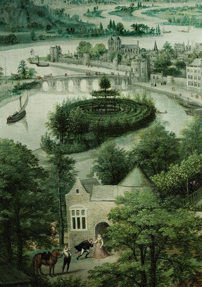 Primavera. Escena del río de Lucas van Valckenborch