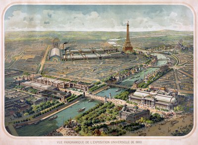 Vista panorámica de la Exposición Universal de 1900. de Lucien Baylac