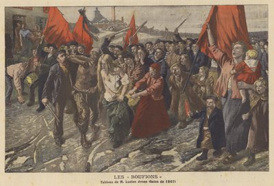 Los "Roufions" (litografía en color) de Lucien Hector Jonas