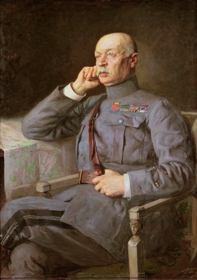 Retrato del mariscal francés Fayolle Emile de Lucien Hector Jonas