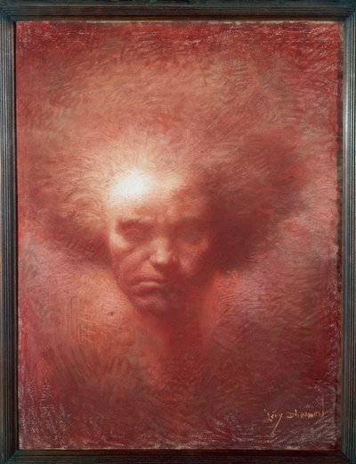 Retrato del compositor alemán Ludwig van Beethoven de Lucien Levy Dhurmer