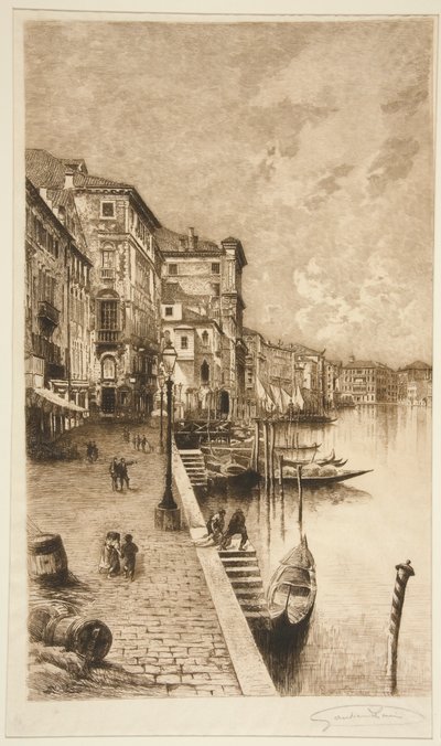 Quai, Venecia de Lucien Marcelin Gautier
