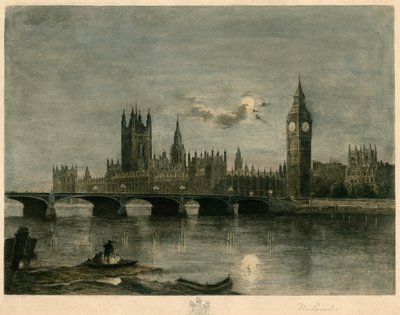 Westminster de noche de Lucien Marcelin Gautier