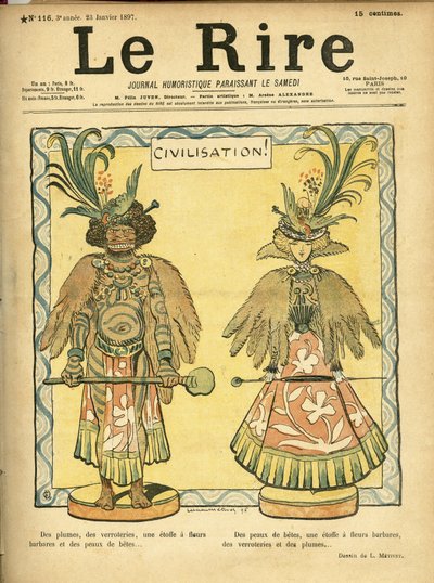 Portada de "Le Rire" de Lucien Metivet