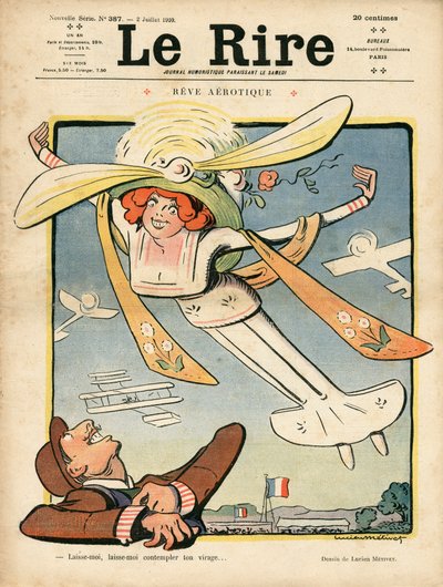 Portada de "Le Rire" Satírico en Colores de Lucien Metivet