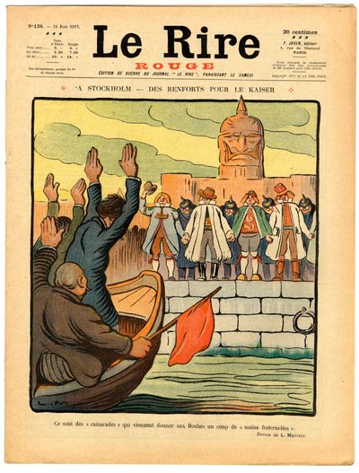 Portada de "Le Rire rouge", Satírico en Colores de Lucien Metivet