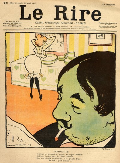 Caricatura humorística de la portada de 