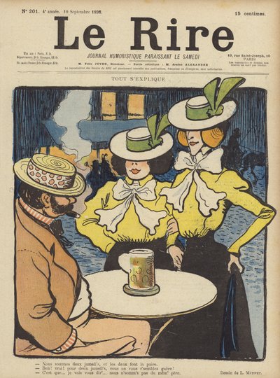 Ilustración para Le Rire de Lucien Metivet