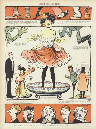 Ilustración para Le Rire de Lucien Metivet