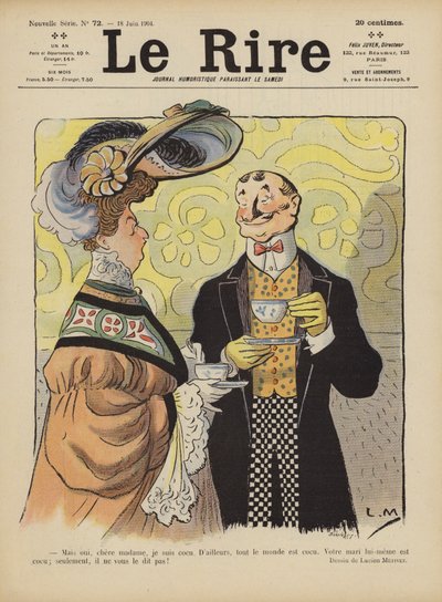 Ilustración para Le Rire de Lucien Metivet