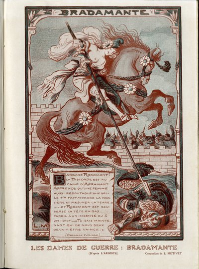 Ilustración en "Fantasio" de Lucien Metivet