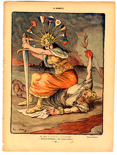 La Bayoneta, Satírico en Colores de Lucien Metivet