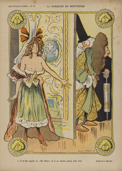 La Marquesa de Montespan, Ilustración para Le Rire de Lucien Metivet